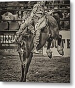 National Stock Show Bare Back Action Metal Print