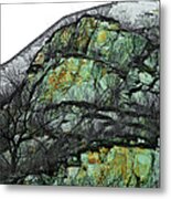 Natural Texture Of The Mountain Metal Print