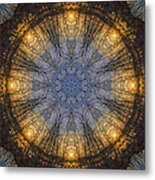 Nature's Skylight Mandala 1 Metal Print