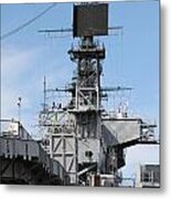Navy Ship Metal Print