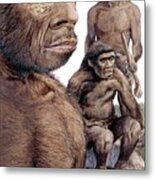 Neanderthals Metal Print