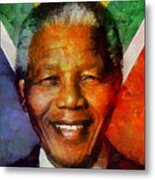 Nelson Mandela 1918-2013 Metal Print