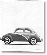 Never - Vw Beetle Advert 1962 Metal Print