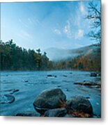 New England River - Twilight Along Housatonic Meadows Metal Print