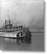 New Orleans Steamboat Metal Print