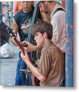 New Orleans Street Trio Metal Print