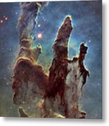 Hubble Pillars Of Creation Hd Tall Metal Print