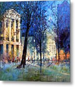 New Year's Eve Downtown Metal Print