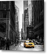 New York  Cab Metal Print