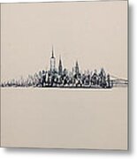 New York City Skyline. Metal Print
