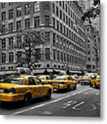 New York Yellow Taxi Metal Print