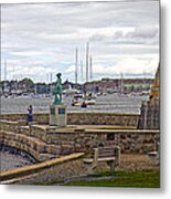 Newport Rhode Island Harbor Ivi Metal Print