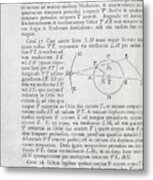 Newton On The Three-body Problem Metal Print