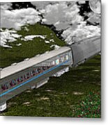 Next Stop The Moon Metal Print