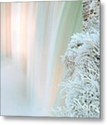 Niagara Falls Winter Twillight Metal Print