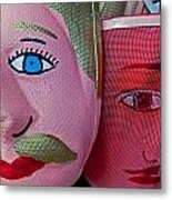 Nicaraguan Masks Metal Print