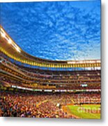 Night Game At Target Field Metal Print