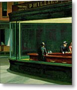 Nighthawks Metal Print