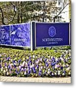 Northwestern University Entrance Metal Print