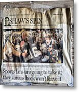 Not Easy Being A Cleveland Browns Fan Metal Print
