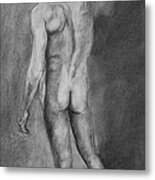 Nude Male Metal Print