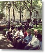 Nyc, Ny - Saturday In The Park Metal Print