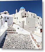 O&237a Panorama, Santorini Metal Print