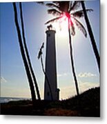 Oahu Lighthouse Metal Print