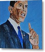 Obama Metal Print