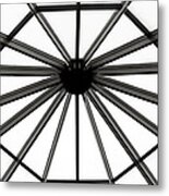Octagon Ceiling Glass Panels Metal Print
