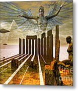 Of Truth And Fiction Metal Print