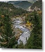 Offield Mountain And Klamath River Metal Print