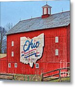 Ohio Bicentennial Barn Metal Print