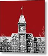 Ohio State University - Dark Red Metal Print