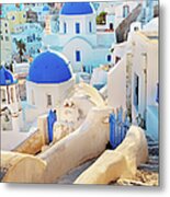 Oia, Santorini Metal Print