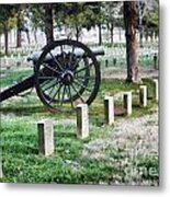 Old Artillery In Union Grave Yard Metal Print