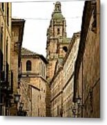 Old City Of Salamanca Spain Metal Print