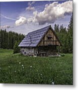 Old Cottage Metal Print