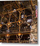 Old Faithful Inn Metal Print