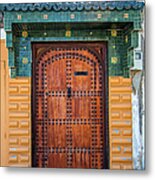 Old Moroccan Door Metal Print