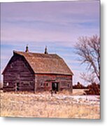 Old Red Barn Metal Print