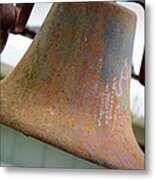 Old Rusty Bell Metal Print