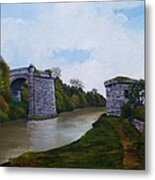 Old Severn Bridge Metal Print