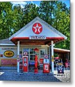 Old Texaco Station Metal Print