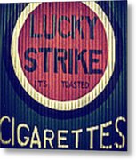 Old Time Cigarettes Metal Print