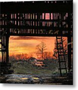 Old Timers Sunset Metal Print