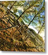 Old Wagon Metal Print