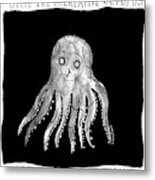 Ollie The Uncreative Octopus Metal Print