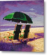 On The Beach Metal Print