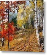 On The Edge Of The Forest Metal Print